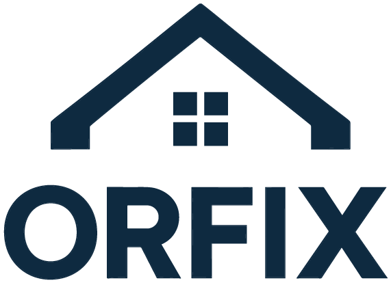 logo de orfix azul